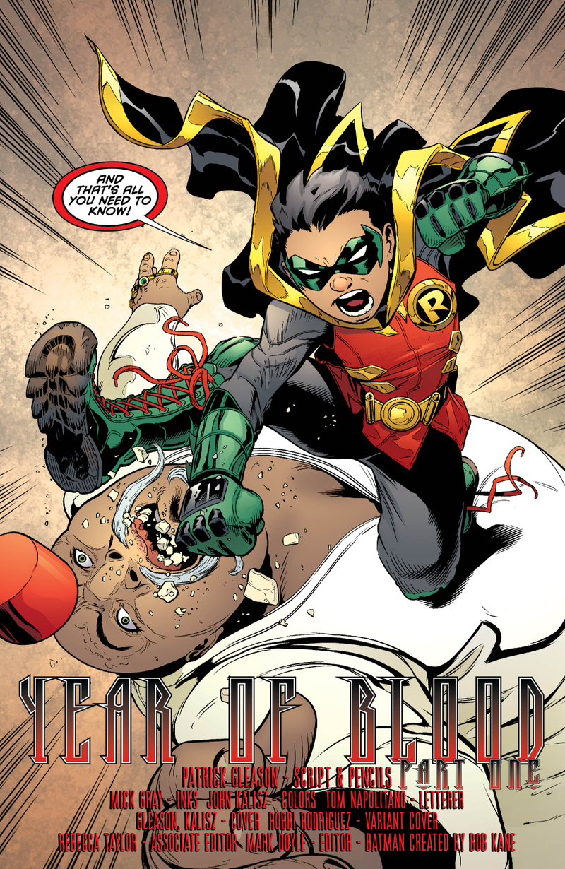 Illustration for article titled Exclusive DC preview: Damian Wayne flies solo in Robin: Son Of Batman #1